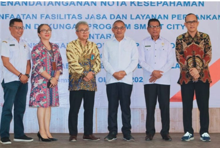 Teken MoU Dengan BNI, Gerson Wabup Bursel Ingatkan ASN Dan Kades Tentang Pajak