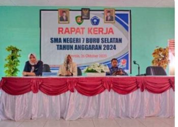 Menyongsong 2024 SMA Negeri 7 Bursel Gelar Rapat Kerja Lebih Awal
