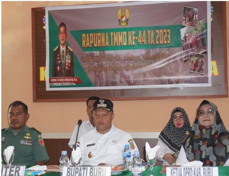 Bupati Salampessy Hadiri TMMD 2023