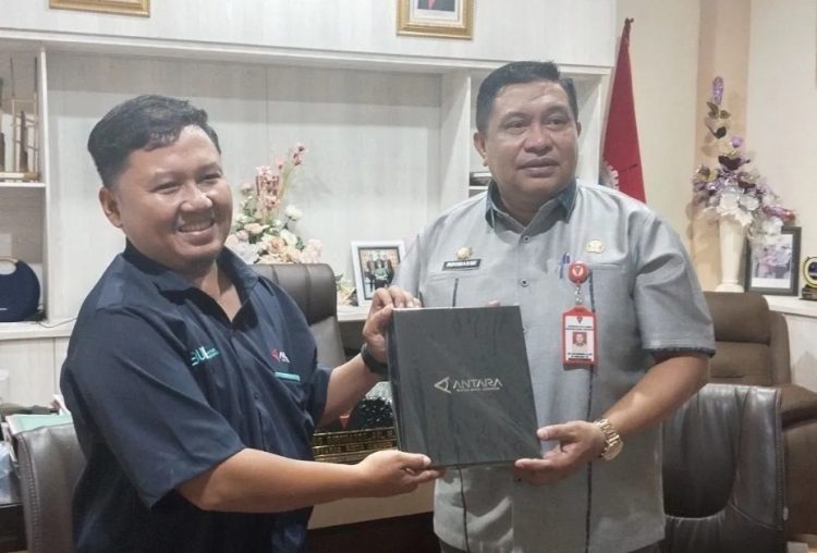 LKBN ANTARA Biro Maluku bersilaturahmi dengan Sekretaris Kota (Sekkot) Ambon