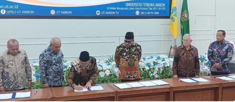 Universitas Terbuka Teken MoU dengan Pemprov Maluku