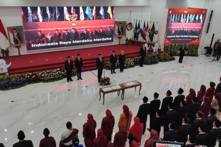 KPU RI Lantik Anggota Baru di 11 Provinsi
