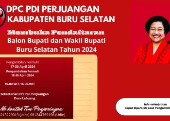 DPC PDIP Bursel Buka Pendaftaran Calon Kepala Daerah 2024