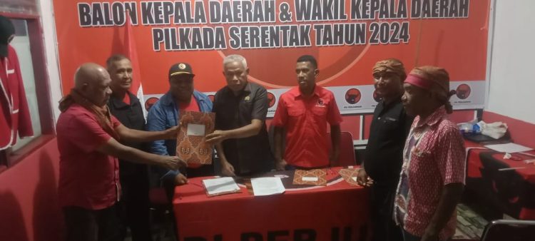Rebut Rekomendasi Parpol, Lutfi Sanaky Dan Orpa A Seleky Daftar di PDI Perjuangan