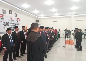 30 Komisioner Panwascam Buru Dilantik