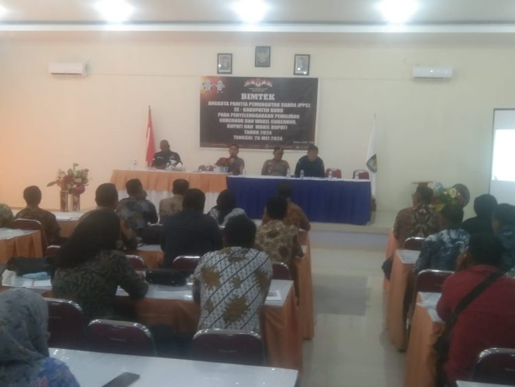 KPU Buru Gelar Bimtek Bagi 246 Anggota PPS yang Baru Dilantik