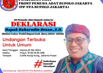 Putra Adat Bahrudin Besan Siap Maju Wakil Bupati Buru
