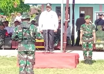 Aster Kodam XVI /PTM, Dandim 1506/Namlea Bersama Bupati Salampessy Buka Kegiatan TMMD