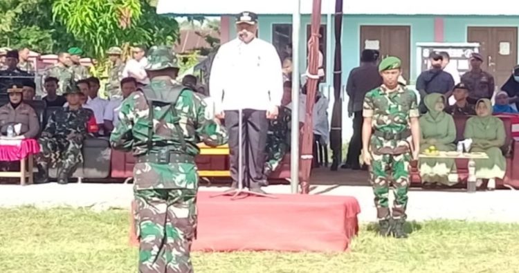 Aster Kodam XVI /PTM, Dandim 1506/Namlea Bersama Bupati Salampessy Buka Kegiatan TMMD
