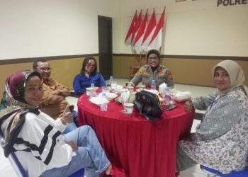 Bangun Sinergitas Dan Kemitraan, Kapolres Buru Ajak Insan Pers Coffee Morning