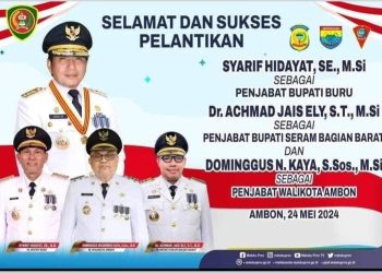 Penjabat Bupati, Walikota di Maluku Dilantik