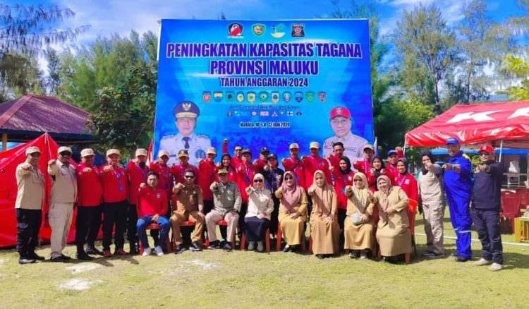 Di Kabupaten Buru, Dinsos Provinsi Maluku Tingkatkan Kapasitas Anggota Tagana 11 Kabupaten/Kota