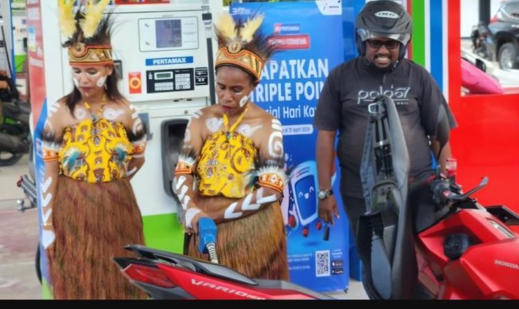 Hari Kartini 2024, Pertamina Patra Niaga Safety Campaign dan promo Triple Poin MyPertamina Regional Papua Maluku Gelar