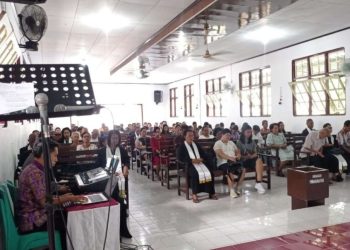 Kebaktian Kenaikan Yesus di Jemaat Passo Utara Berlangsung Khusuk