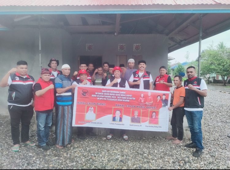 DPC PDIP Bursel Tancap Gas Lakukan Sosialisasi Balon Bupati, Wakil Bupati, Gubernur-Wagub Maluku