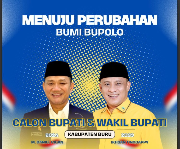 Iksan Tinggapi Siap Berpasangan Dengan Daniel Rigan Di Pilkada Buru 2024