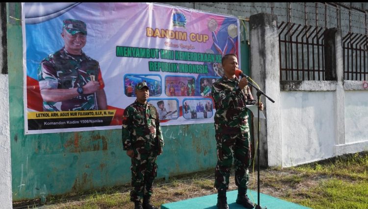 Kodim 1506/Namlea Gelar Lomba Mural