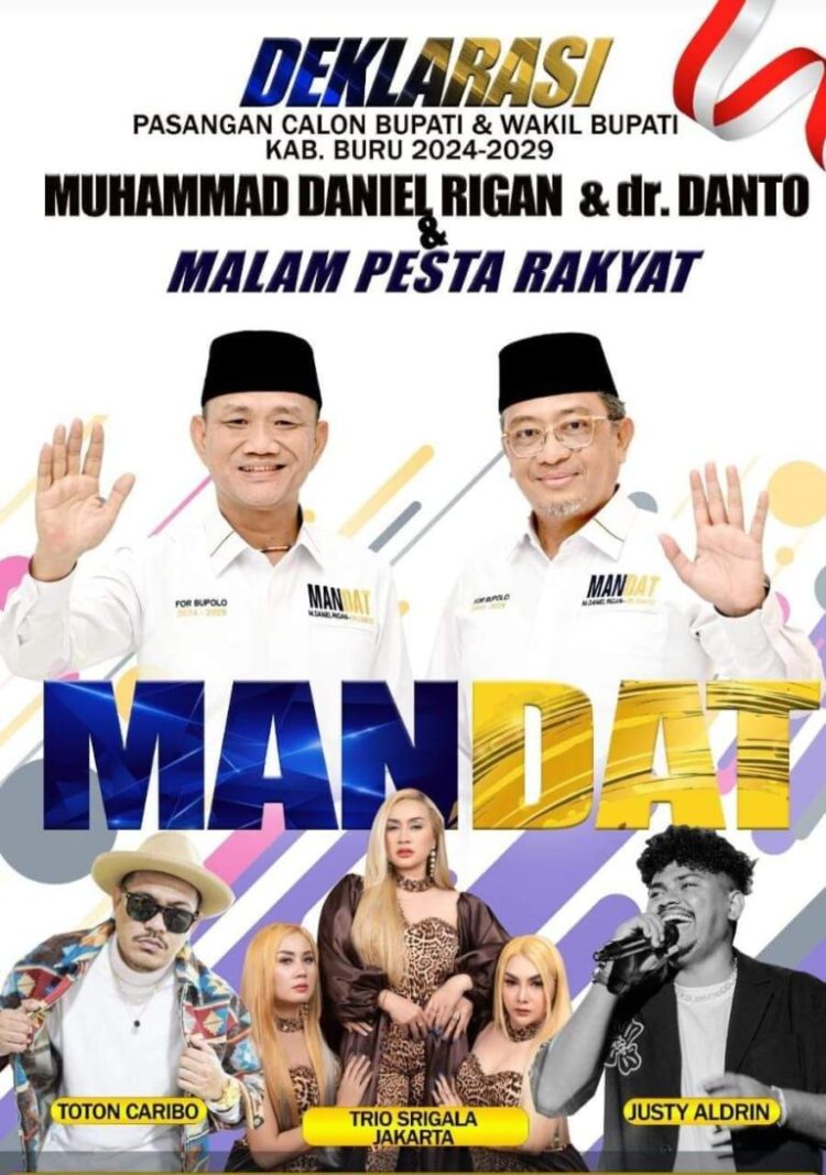 MANDAT Akan Gelar Pesta Rakyat di Namlea,  Kepulangan Disambut 1.000 Tukang Ojek