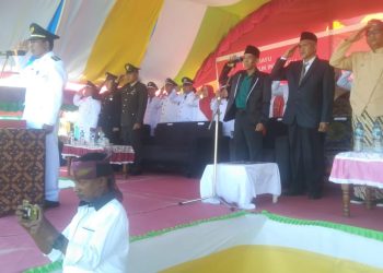 Diikuti Berbagai Elemen Masyarakat, Camat Lolongguba Pimpin Upacara HUT RI ke-79