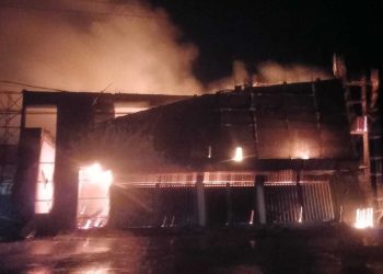 Kapolres: Diduga Korsleting, Swalayan City Mart Namlea Dilahap Sijago Merah