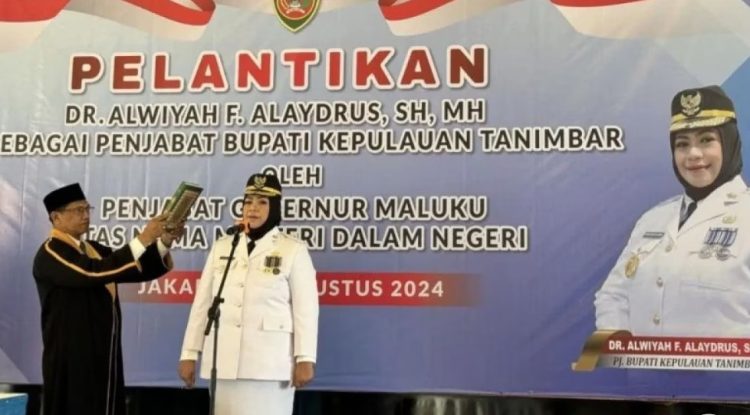Alwiyah Alayidrus jabat  Pj Bupati Tanimbar
