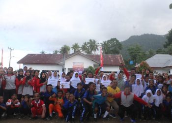 Jelang HUT Ke-79 RI, SMP Negeri 01 Namrole Gelar Beragam Lomba