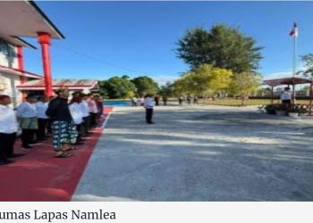 HUT RI Ke-79, Kalapas Namlea Ajak Pegawai Wujudkan ‘Nusantara Baru Indonesia Maju