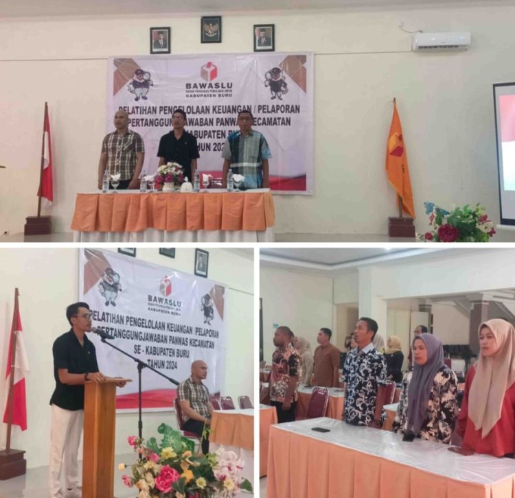 Bawaslu Buru Gelar Pelatihan Pengelolaan Keuangan Bagi Panwascam