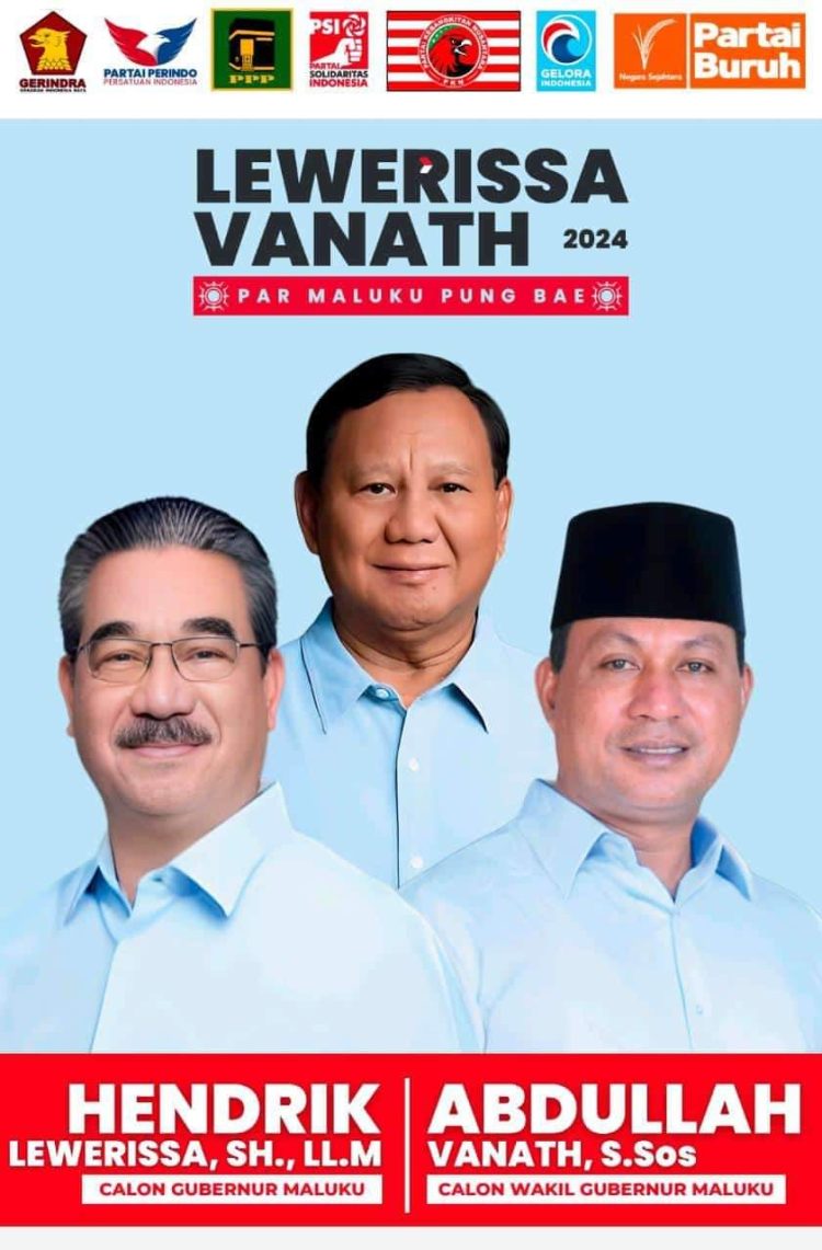 Mat Tuhepaly : Hendrik Lewerisa dan Abdullah Vanat Adalah Pasangan Ideal Untuk Pimpin Maluku 2024 – 2029