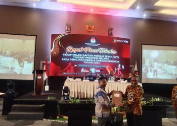 KPU Gelar Rapat Pleno Penetapan DPT se- Maluku