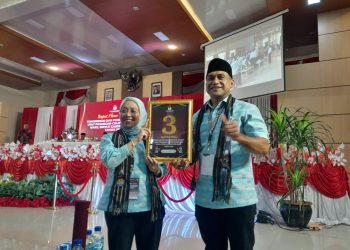 Calon Bupati Aziz Hentihu dan Calon Wabup, Gadis Siti Nadia Umasugi Dapat Nomor 3