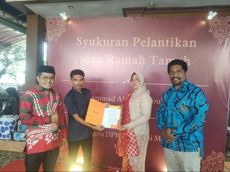 Yakin Menang Pilkada Bursel, Partai Ummat  Berikan Rekomendasi BIKWK Untuk Pasangan SAH