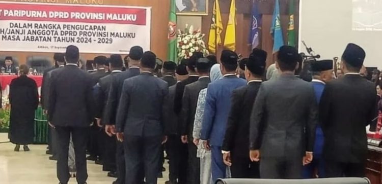45 anggota DPRD Maluku 2024-2029 resmi dilantik