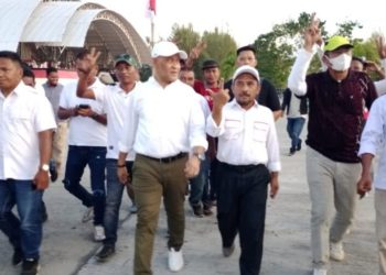 Ikram – Sudarmo Getarkan Publik dalam Kampanye Damai