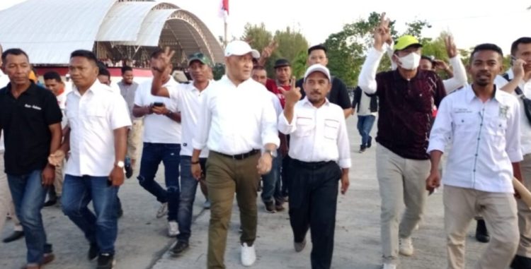 Ikram – Sudarmo Getarkan Publik dalam Kampanye Damai