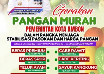 Pemkot Ambon Gelar GPM Perdana di Masyarakat