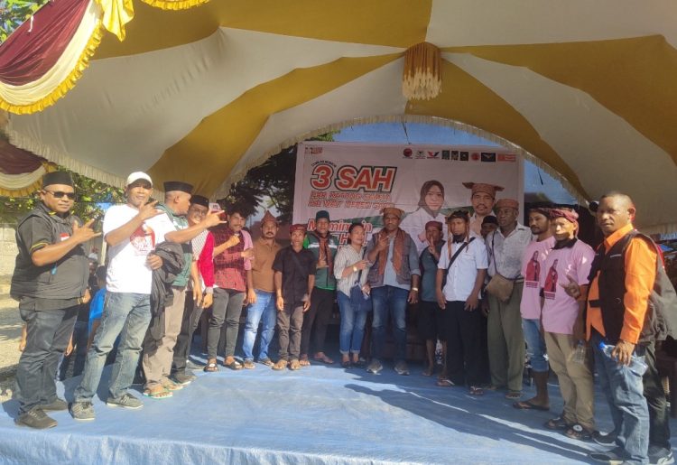 Tim Pasangan SMS- Hempri target menang Kecamatan Waesama 80 persen