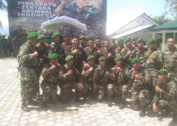 Dandim 1506 /Namlea Pimpin Upacara HUT TNI Ke – 79
