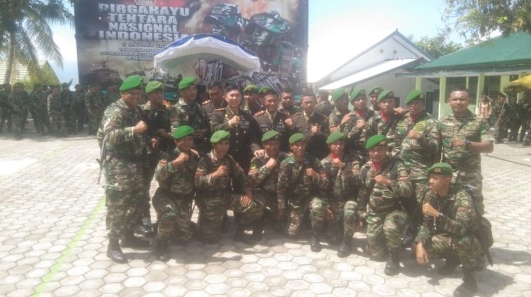 Dandim 1506 /Namlea Pimpin Upacara HUT TNI Ke – 79