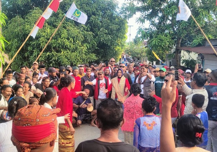 Warga Padati Kampanye Pasangan SAH di Desa Waenono