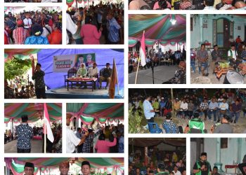 Kampanye di Desa Waihotong, Cabup Buru Aziz Hentihu Sampaikan 10 Program Unggulan