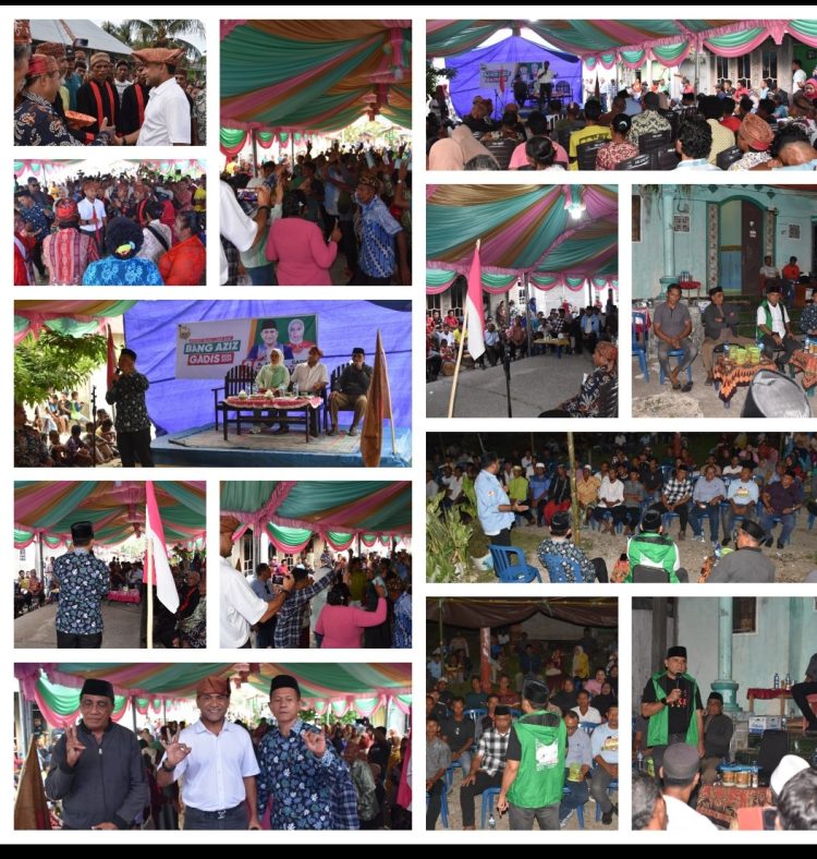 Kampanye di Desa Waihotong, Cabup Buru Aziz Hentihu Sampaikan 10 Program Unggulan