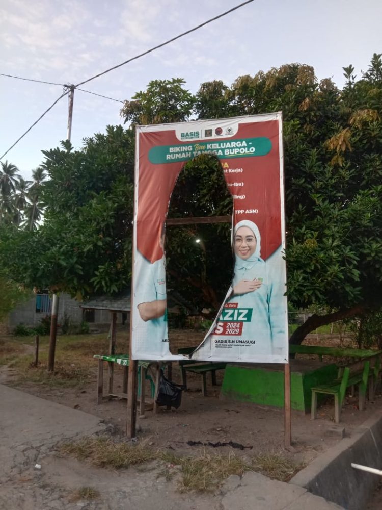 Alat Peraga Kampanye BASIS Dirusak OTK, Ketua Tamang Bae Sebut Tindakan Itu Merusak Demokrasi