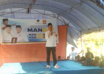 Kampanye di Batu Jungku,  MDR Tetap Prioritas Pembangunan Jalan, Jembatan  dan Buka Akses Feri