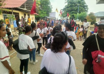 Tim dan Simpatisan Siap Menangkan Paslon SAH Di Desa Ewiri