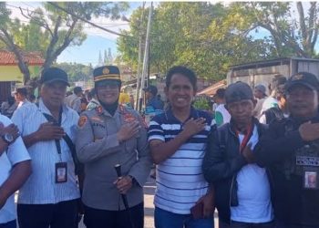 Kapolres Buru Pimpin Langsung 250 Personil  Amankan Kampanye Basis