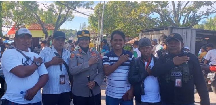 Kapolres Buru Pimpin Langsung 250 Personil  Amankan Kampanye Basis