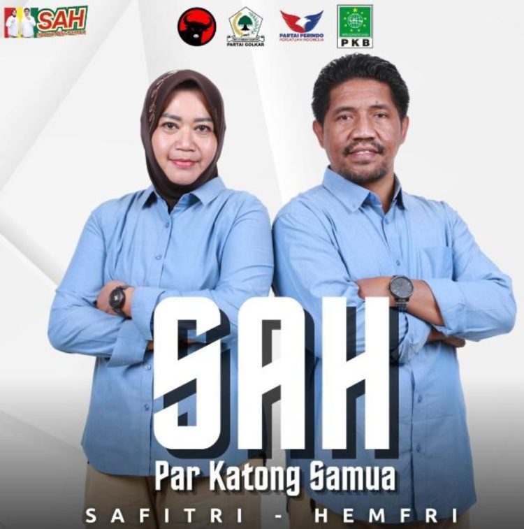 Quick Count Pilkada Bursel Safitri – Hempri Unggul 36 Persen mengalahkan Dua Pesaingnya