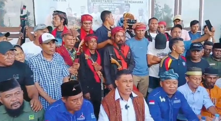 Yakin Menang 30,28 Persen, Amus-Hamsah Gelar Konfrensi Pers