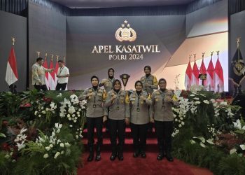 Kapolres Buru, AKBP, Sulastri Sukidjang,  Hadiri Apel Kasatwil di Akpol Semarang